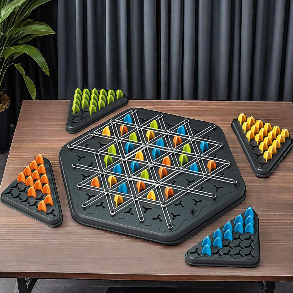 Chain Chess Strategy Board Game for Kids | Family Fun & Logic Puzzle