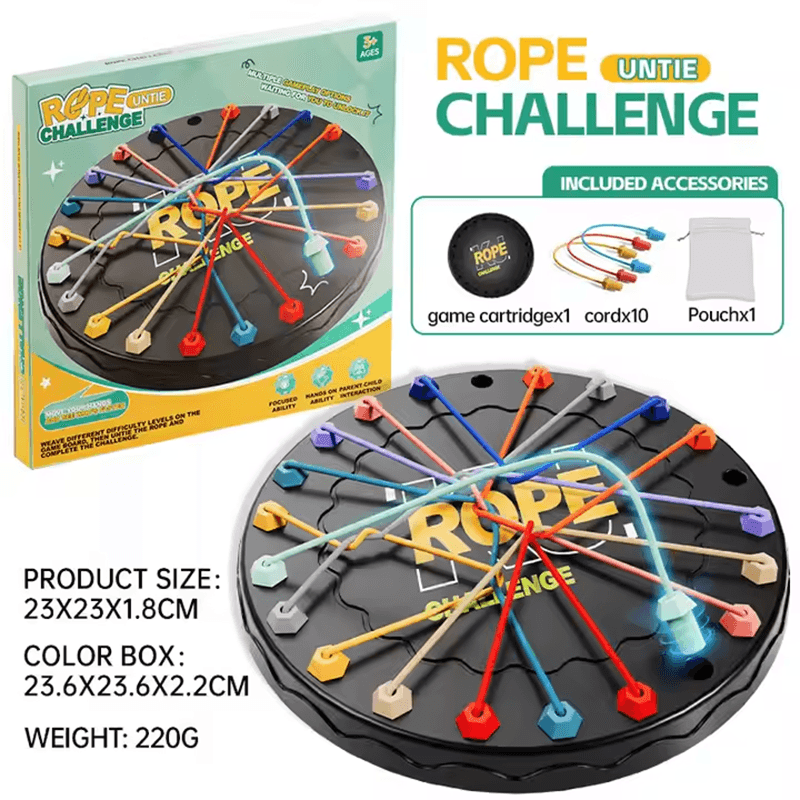 Rope Challenge Logic Puzzle | Brain Teaser Toy for Kids & Adults - Image 4