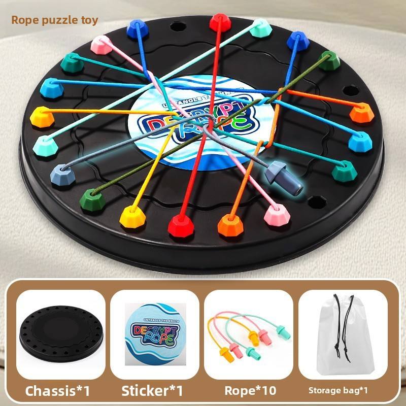 Rope Challenge Logic Puzzle | Brain Teaser Toy for Kids & Adults