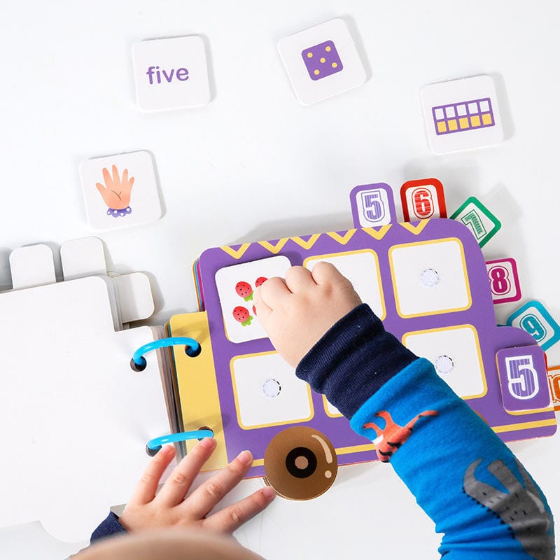 Number Classification & Counting Bus Busy Book Montessori β Interactive Toddler Early Learning Toy (Ages 3+) - Image 5